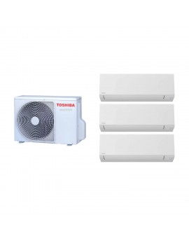 Aparat de aer condiționat multisplit TOSHIBA cu TREI unități interne EDGE 9000 BTU, wifi integrat, garanție 60 luni, funcționare pe încălzire până la -20°C